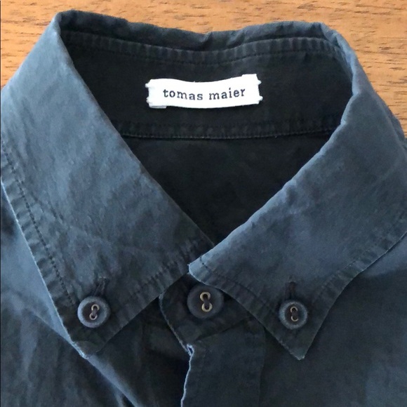 Tomas Maier Cotton poplin button down shirt - Picture 2 of 6